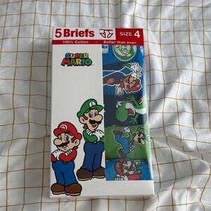 Super Mario Boys' Briefs Set